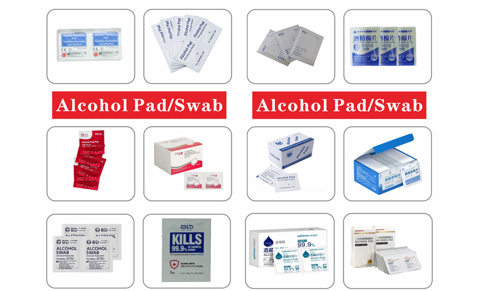 VPD800B-High Speed Multi-Line Alcohol Pad/Swab Making Machine(Max 8 Line)